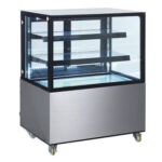 Hűtött önkiszolgáló alacsony faliregál 180 liter ipari