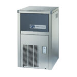 Étjéggép, jégkocka gép 25kg/nap kapacitással léghűtéses rozsdamentes acél borítással, ipari
