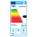 Hűtött rozsdamentes alátétasztal 6 fiókos 317 liter 180x70 cm - Image 2