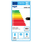 Hűtött munkaasztal 4 fiókos 257 liter alsó aggregát - Image 2