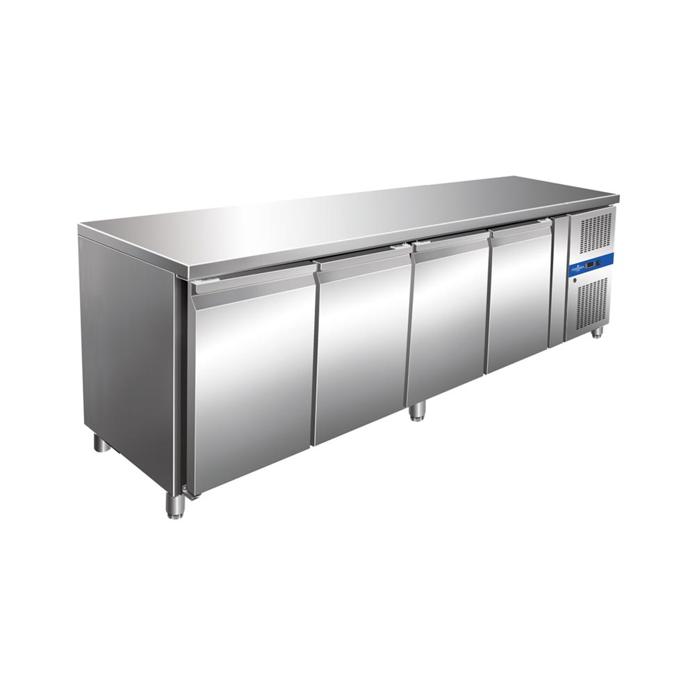 02050000021 Hűtött munkaasztal 4 ajtós 616 liter oldal aggregáttal - Image 1
