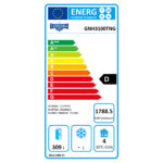 Hűtött munkaasztal 3 üvegajtós 180x70 cm oldalaggregátta - Image 2