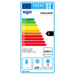 Mélyhűtött fagyasztó munkaasztal 3 ajtó 465 liter ipari 700Sr - Image 2