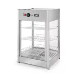 Bemutató melegentartó vitrin pultra helyezhető ipari 99 liter