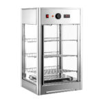 Bemutató melegentartó vitrin pultra helyezhető 139 liter ipari - Image 2