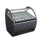 Fagylalt vitrin 12 tégelyes ipari fagylaltpult