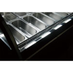 Fagylalt vitrin 12 tégelyes ipari fagylaltpult - Image 3