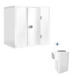 Hűtőkamra oldalfalra építhető aggregáttal ipari 174x174 cm - Image 2