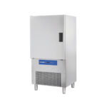 Sokkoló hűtő fagyasztó 10 tálcás GN1/1 és 600x400 újlenyomat és folt mentes lemezborítás, ipari