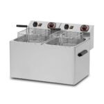 Olajsütő elektromos 2x8 liter 1 fázisú 3+3 KW