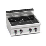 Tűzhely indukciós 4 főzőlapos asztali 700Sr