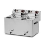 Olajsütő elektromos 2x8 liter leeresztő csappal 1 fázisú 3 KW