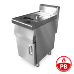 Olajsütő gázüzemű álló 1x18 liter