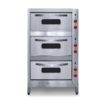 Sütő elektromos statikus 3 aknás GN2/1 üveges - Image 2