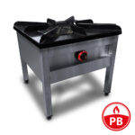 Gázzsámoly 13 kW öntvény égőfejjel "PB