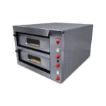 Pizzakemence sütő kétaknás 6+6-os körben teli samottos - Image 2