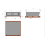 Pizzakemence sütő egyaknás 9-es ipari - Image 3