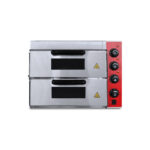 Pizzakemence sütő elektromos, kétaknás 40+40 cm-es pizzának