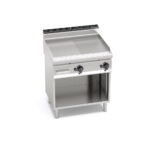 Rostlap gázüzemű dupla sima és bordázott