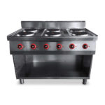 Tűzhely elektromos 6 főzőlapos sütő nélkül 700Sr - Image 2