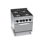 Tűzhely gázüzemű 4 égős gázos sütővel 900Sr