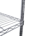 Állvány krómozott 4 szintes polccal 1845x910x460 mm - Image 2