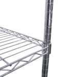 Állvány krómozott 4 szintes polccal 1845x1220x460 mm - Image 3