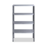 Állvány 4 szintes 100x40x180 cm rozsdamentes anyagból - Image 2