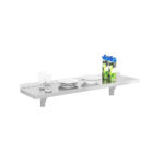 Falipolc konzollal méret: 80x30 cm rozsdamentes acélból, ipari - Image 2