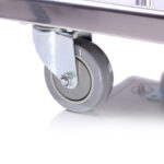 Áruszállító kocsi rozsdamentes 90x55x87 cm masszív 150 kg terhelésig - Image 2