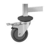 Tálcatartó kocsi 18 szintes GN1/1-es méret prémium állvány fékezhető kerekekkel - Image 3