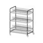 Csepegtető kocsi tálcákhoz 60db-os ipari rozsdamentes - Image 2