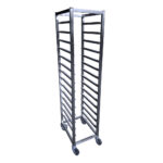 Tálcatartó kocsi univerzális, GN1/1 és trapéz tálcához egyaránt használható