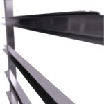 Tálcatartó kocsi univerzális, GN1/1 és trapéz tálcához egyaránt használható - Image 2