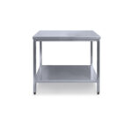 Munkaasztal alsó polccal méret: 80 x 60 x 85 cm összeszerelhető - Image 2