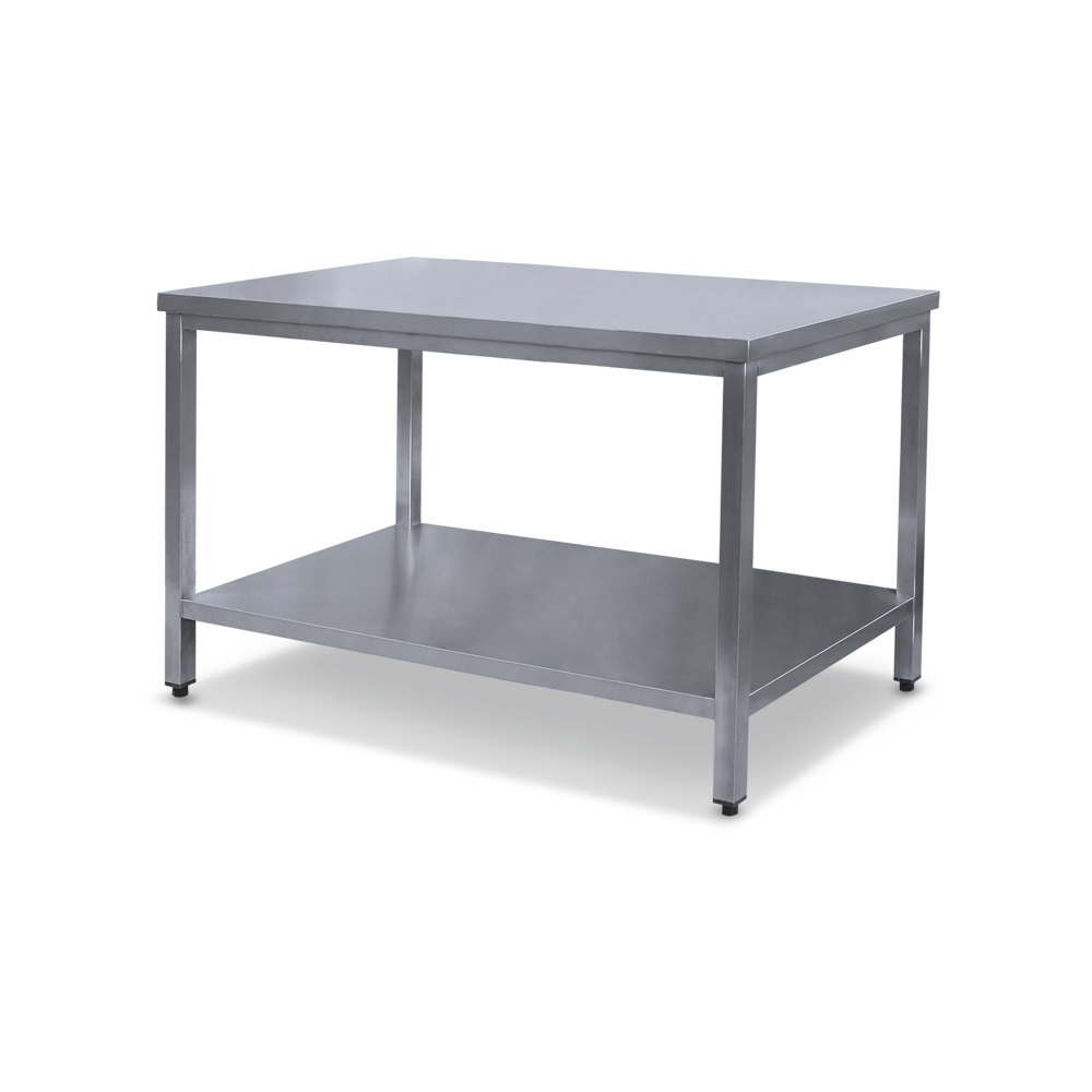 03040101005 Munkaasztal alsó polccal méret: 120 x 60 x 85 cm összeszerelhető - Image 1