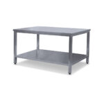 Munkaasztal alsó polccal méret: 150 x 60 x 85 cm hegesztett