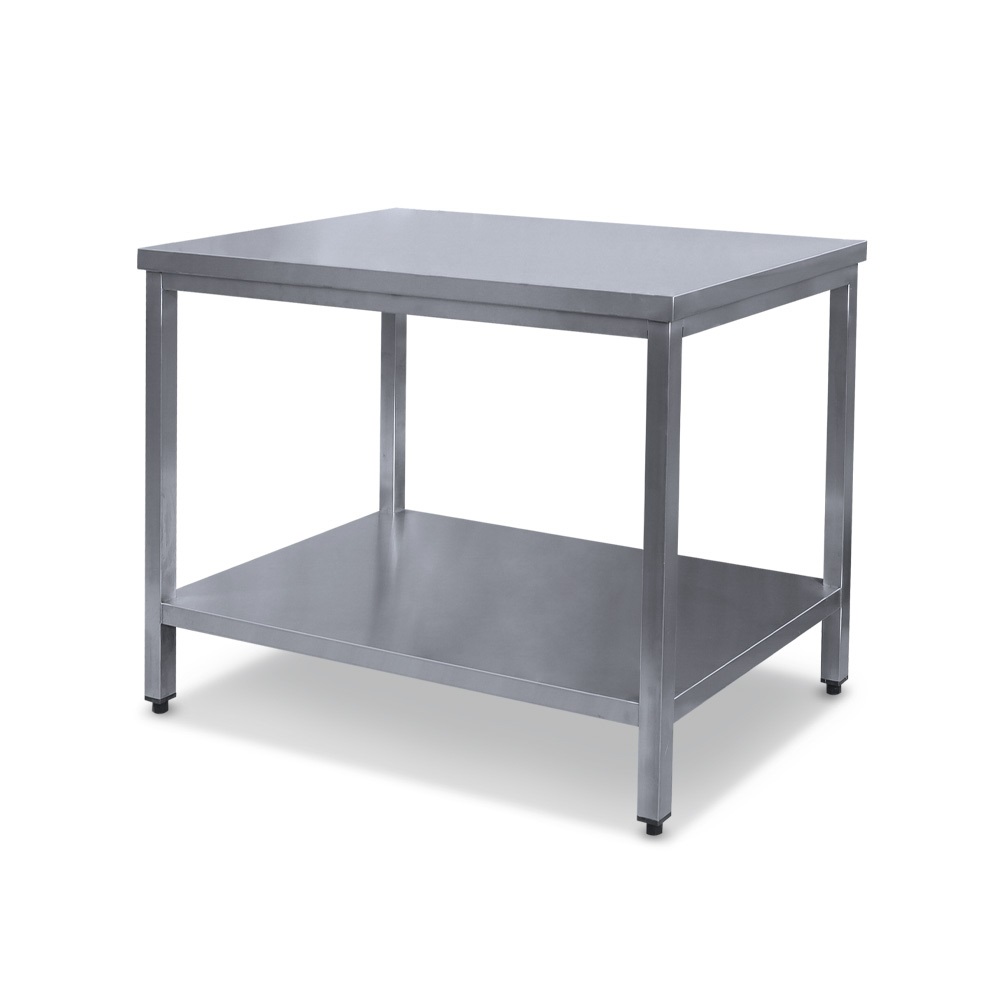 03040101016 Munkaasztal alsó+köztes polccal méret: 120 x 100 x 85 cm hegesztett - Image 1