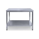 Munkaasztal alsó+köztes polccal méret: 120 x 100 x 85 cm hegesztett - Image 2