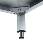 Munkaasztal alsó polccal méret: 160 x 70 x 85 cm hegesztett - Image 2