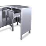 Pénztárpult 1190×650×850 mm - bal oldali beülő (pénztáros oldaláról nézve) - Image 3