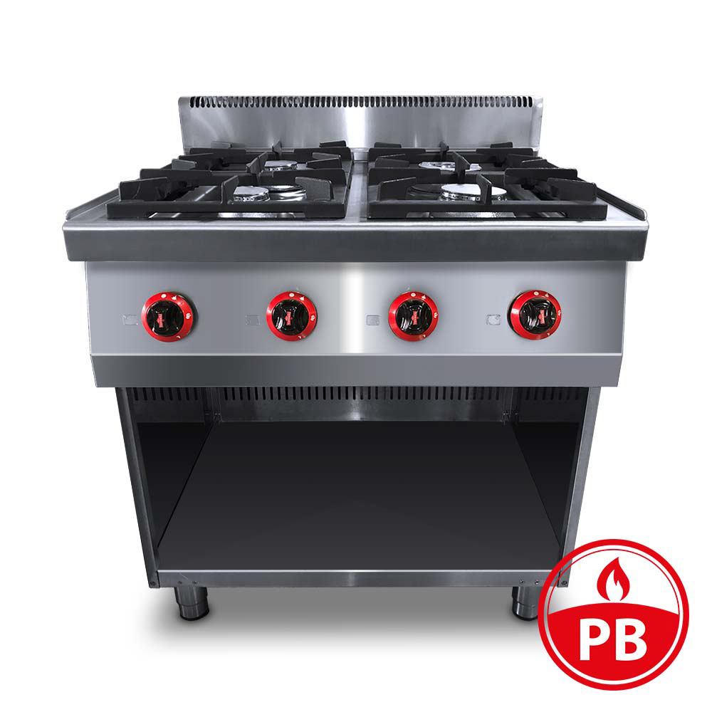 12000100047 PB" Tűzhely ipari gázüzemű 4 égős őrlánggal 700Sr - Image 1