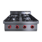 Tűzhely gázüzemű ipari 4 égős őrlánggal, asztali 700Sr - Image 2