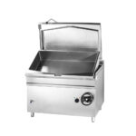 Billenő serpenyő elektromos, inox fenékkel ipari 120 liter EBS125.912 Inox - Image 2