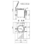 Főzőüst elektromos billenő 100 liter 900sr - Image 2