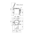 Főzőüst elektromos billenő 150 liter 900sr - Image 2