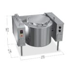 Főzőüst elektromos billenő 200 liter 900sr - Image 2