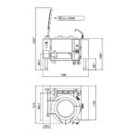 Főzőüst gázüzemű billenő 200 liter 900sr - Image 3