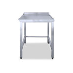 Kifutó asztal, átfutó rendszerű kalapos mosogató géphez, balról- jobbra 60x80x85 cm - Image 3